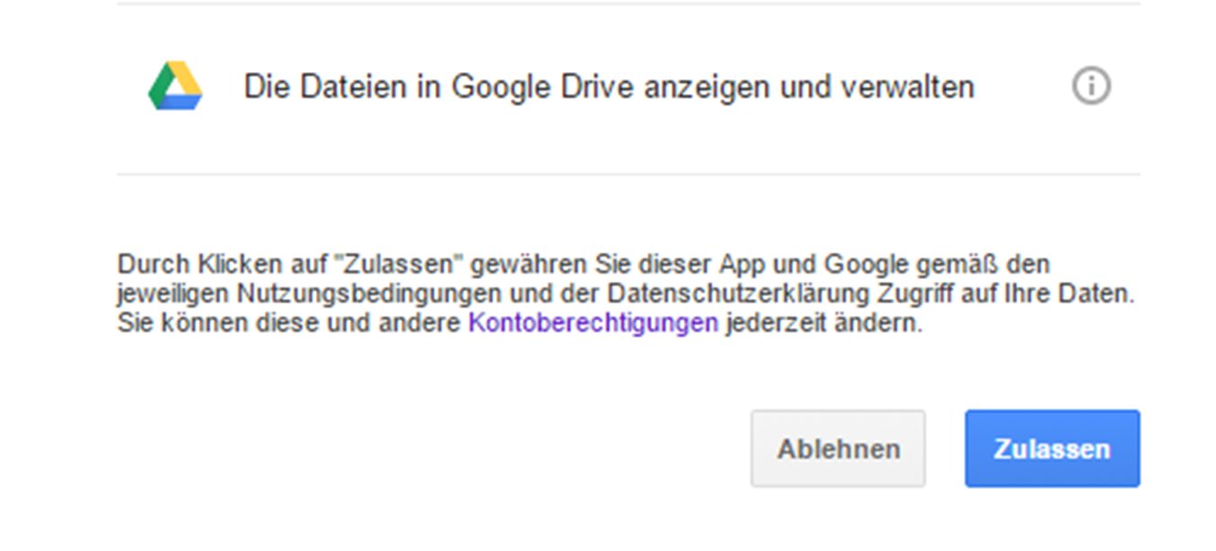 BackWPup access to Google Drive