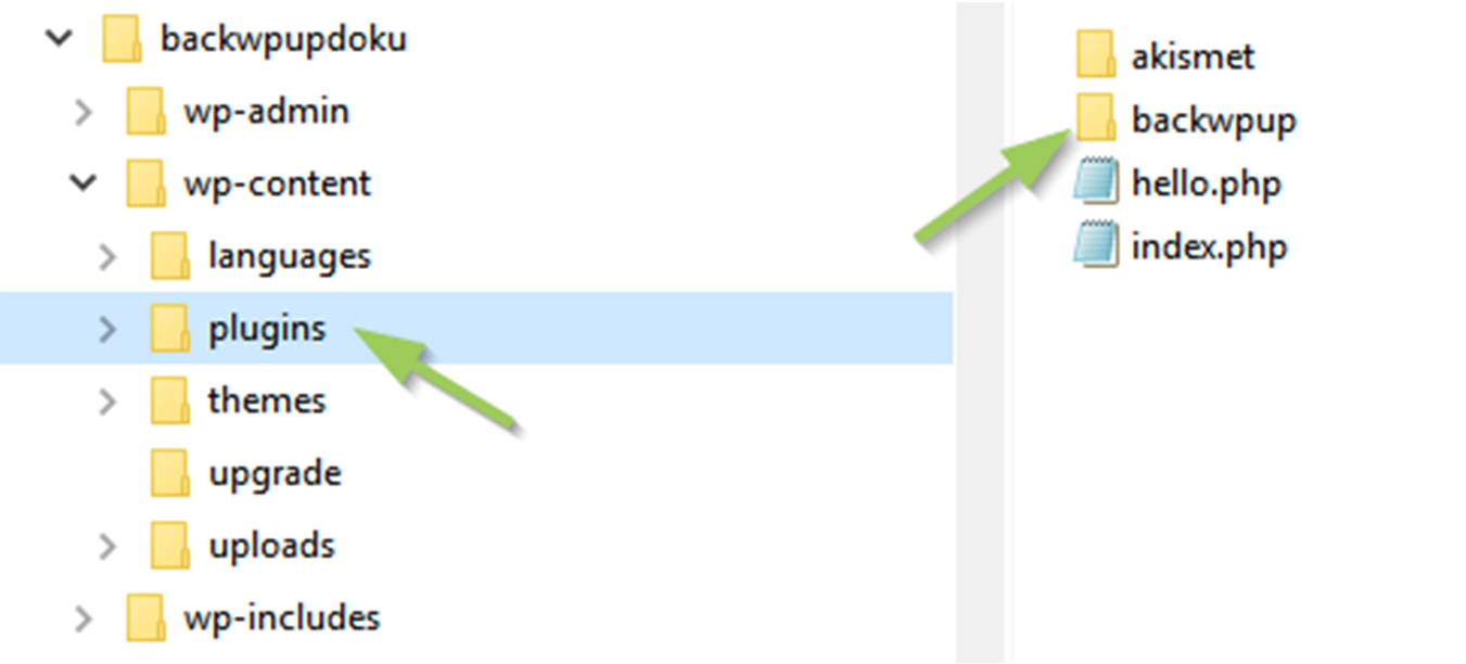 Installation via FTP